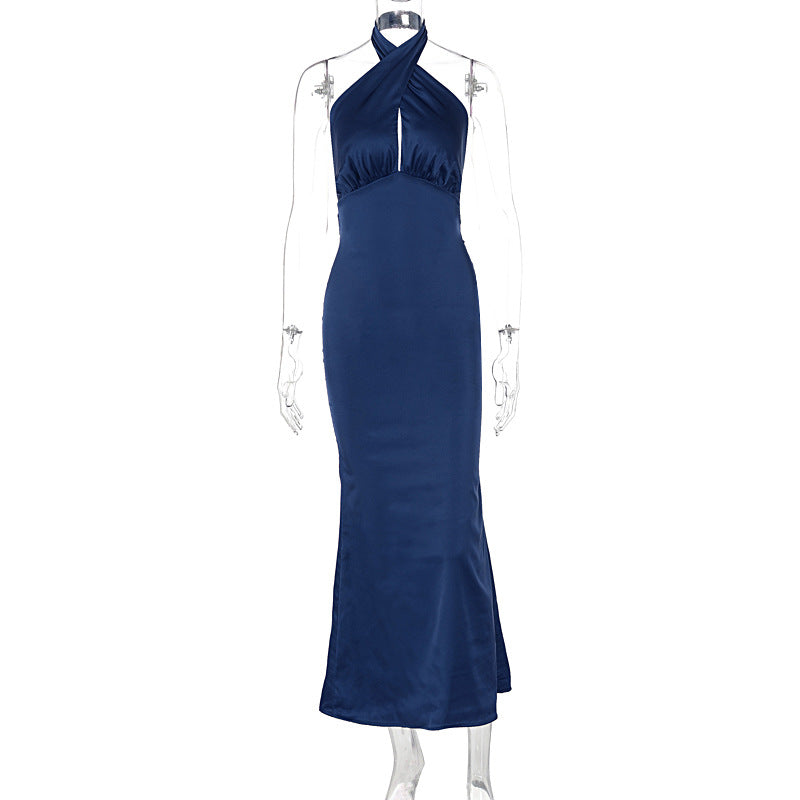 Summer Fashion Elegant Backless Sleeveless Dress for Women - DivaBiba Fashion House