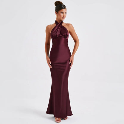 Summer Fashion Elegant Backless Sleeveless Dress for Women - DivaBiba Fashion House