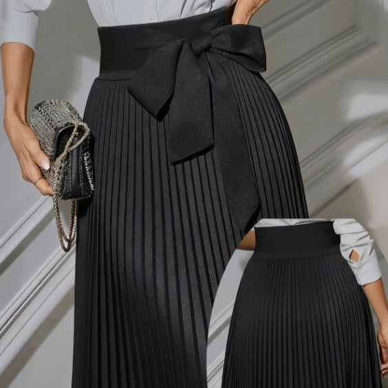 Fashionable Elegant Professional Women's Pleated Skirt - DivaBiba Fashion House