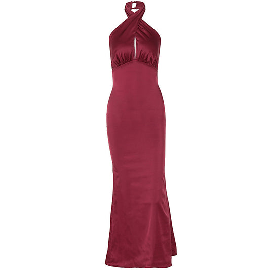 Summer Fashion Elegant Backless Sleeveless Dress for Women - DivaBiba Fashion House