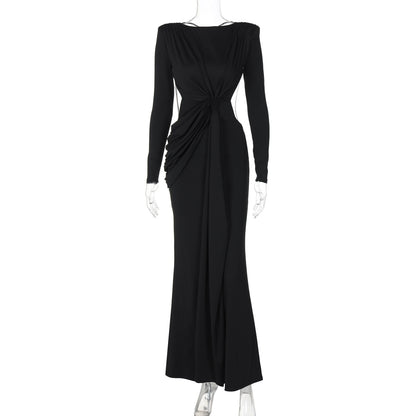 Women's Long Sleeve Slimming Dress - DivaBiba Fashion House