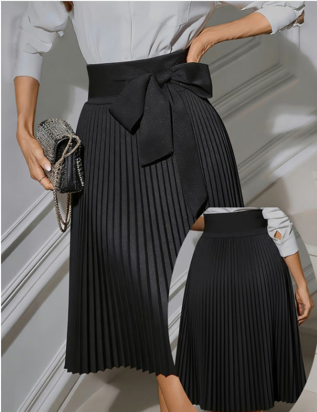 Fashionable Elegant Professional Women's Pleated Skirt - DivaBiba Fashion House